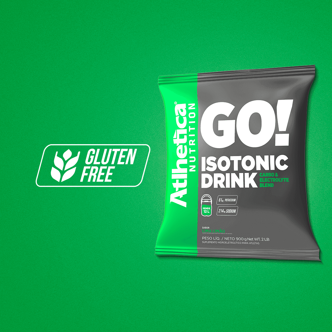 GO! Isotonic Drink Lima-Limão Atlhetica Nutrition 900g