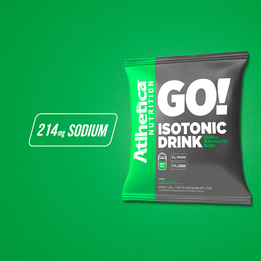 GO! Isotonic Drink Lima-Limão Atlhetica Nutrition 900g