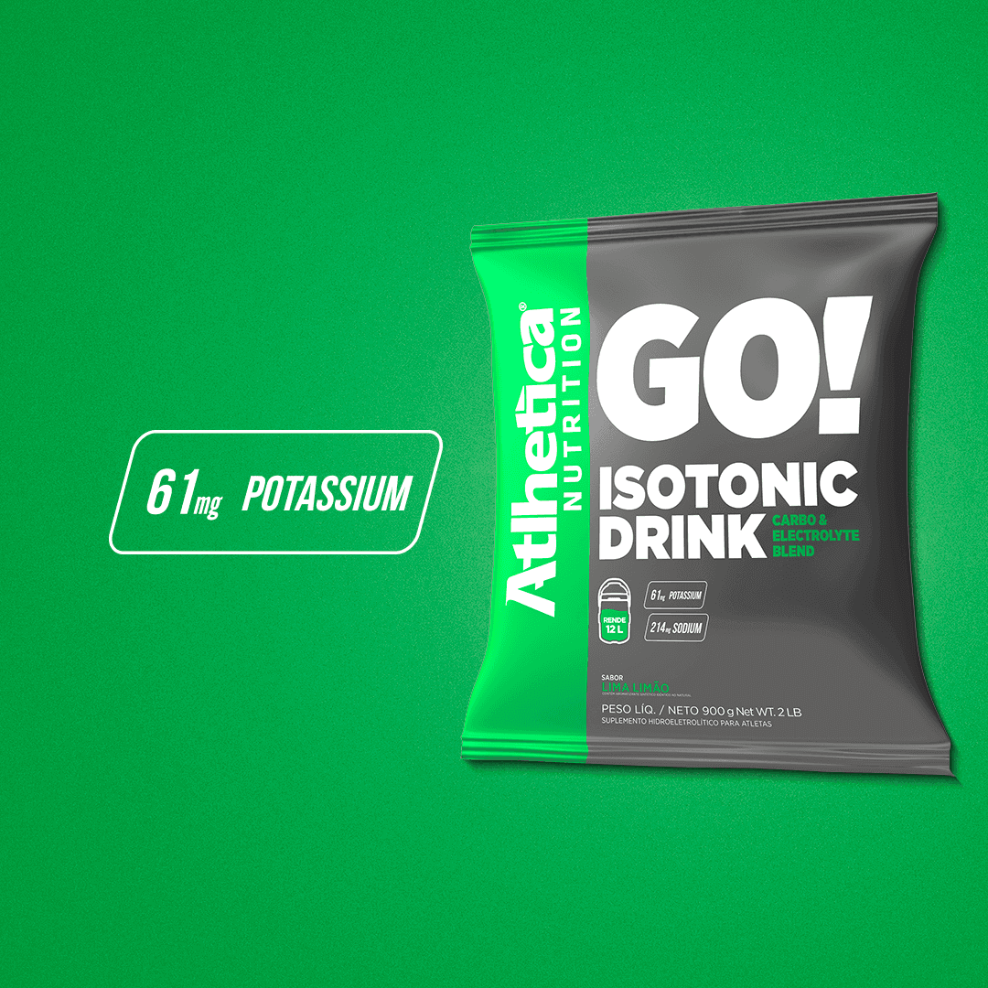 GO! Isotonic Drink Lima-Limão Atlhetica Nutrition 900g