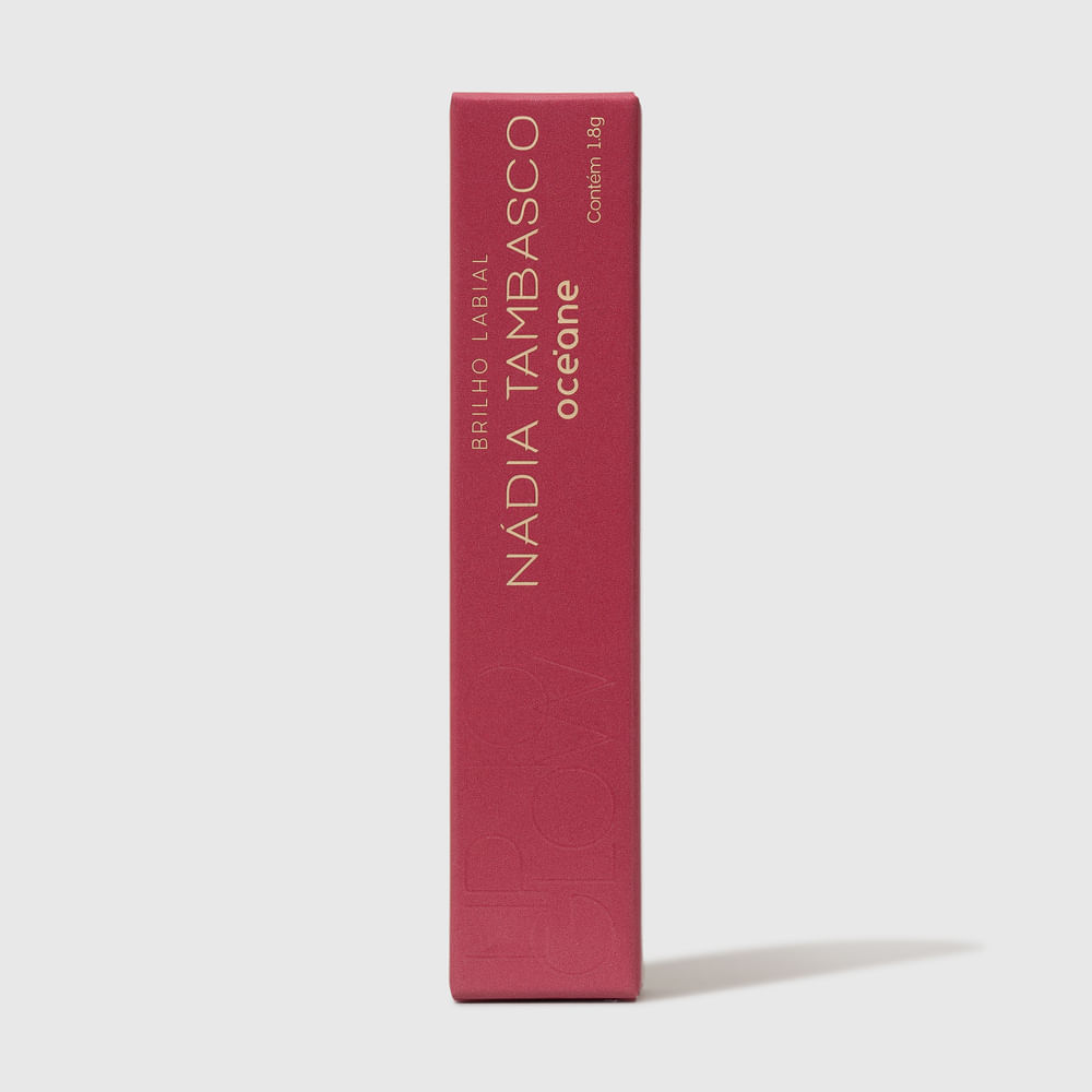 Brilho Labial Nádia Tambasco By Océane Lip To Glow Obsession 1,8g