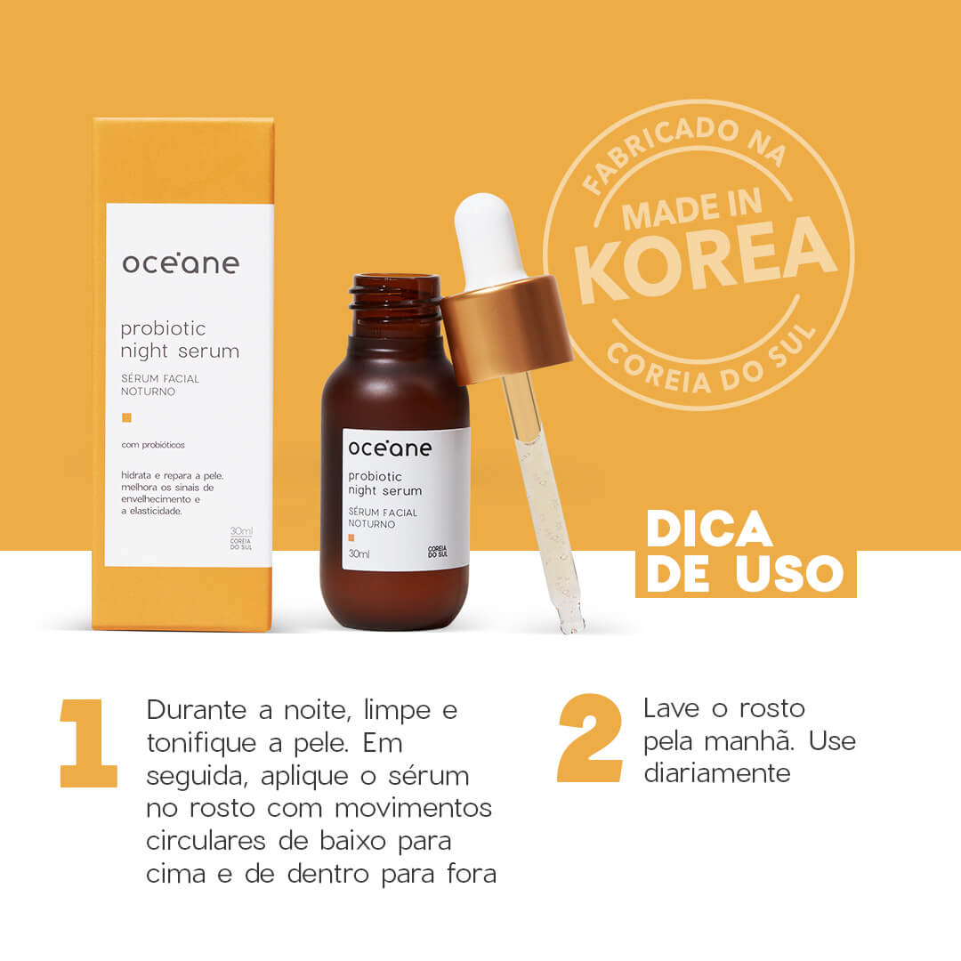 Sérum Facial Noturno Océane De Probióticos 30ml