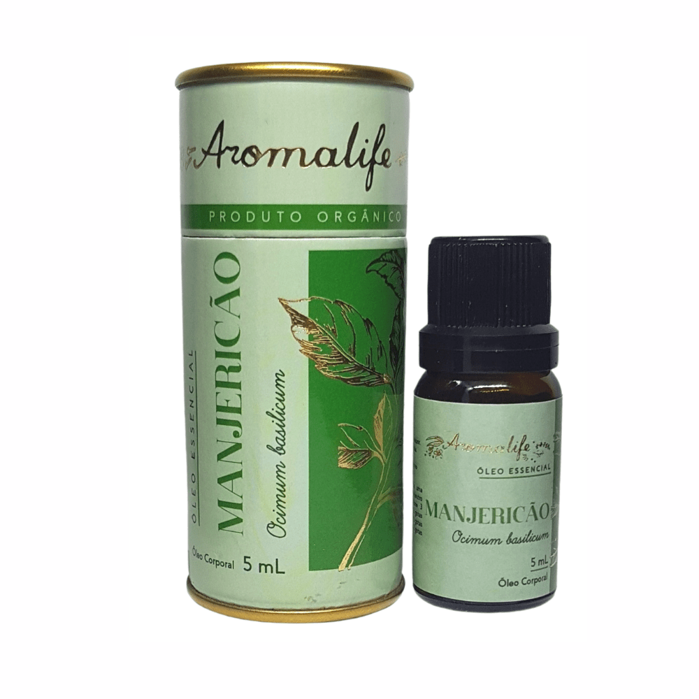 Óleo Essencial De Manjericão Orgânico Aromalife 5Ml