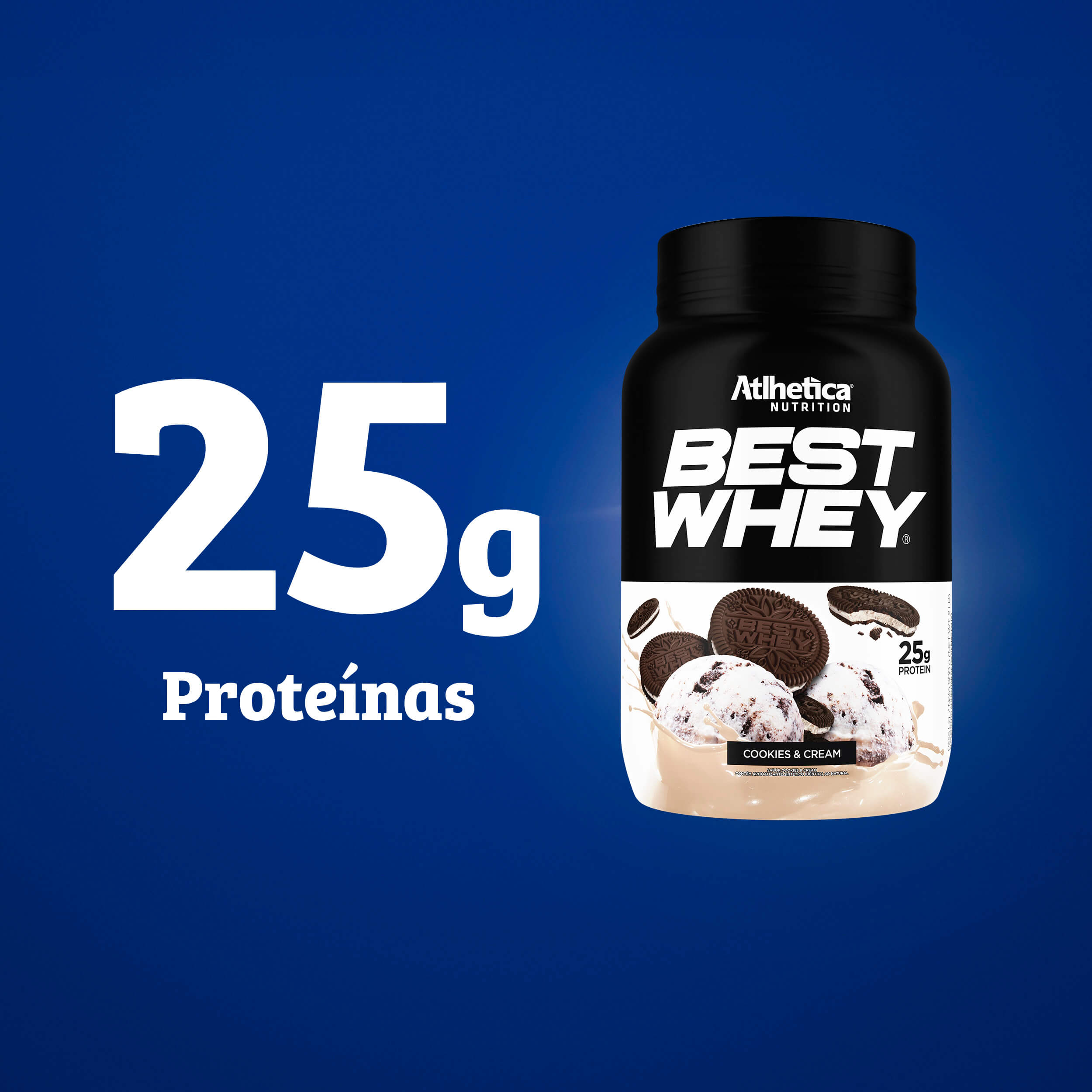 Best Whey Protein Cookies&Cream Atlhetica Nutrition 900g