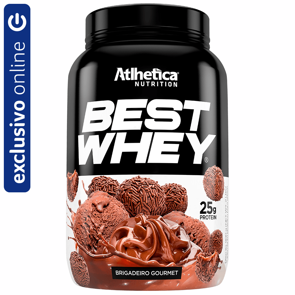 Best Whey Protein Brigadeiro Gourmet Atlhetica Nutrition 900g