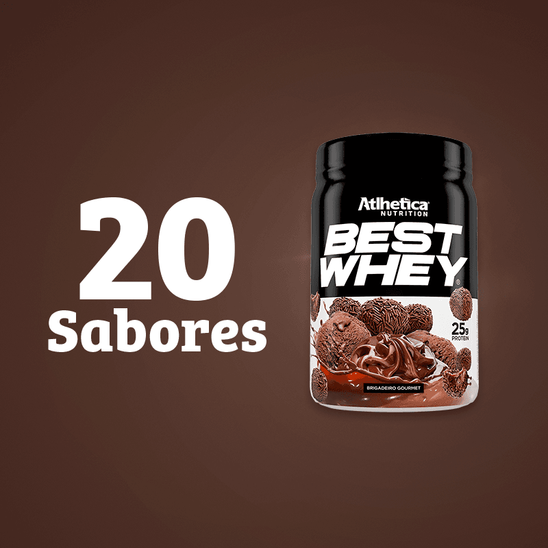 Best Whey Protein Brigadeiro Gourmet Atlhetica Nutrition 450g
