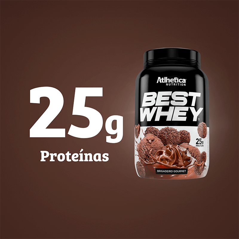 Best Whey Protein Brigadeiro Gourmet Atlhetica Nutrition 900g