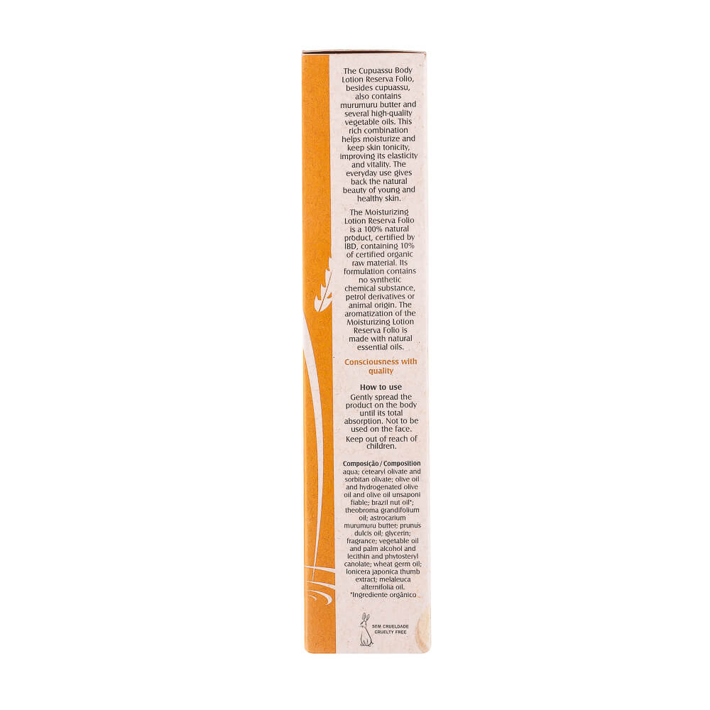 Loção Hidratante Corporal Reserva Folio Natural Cupuaçu 240Ml