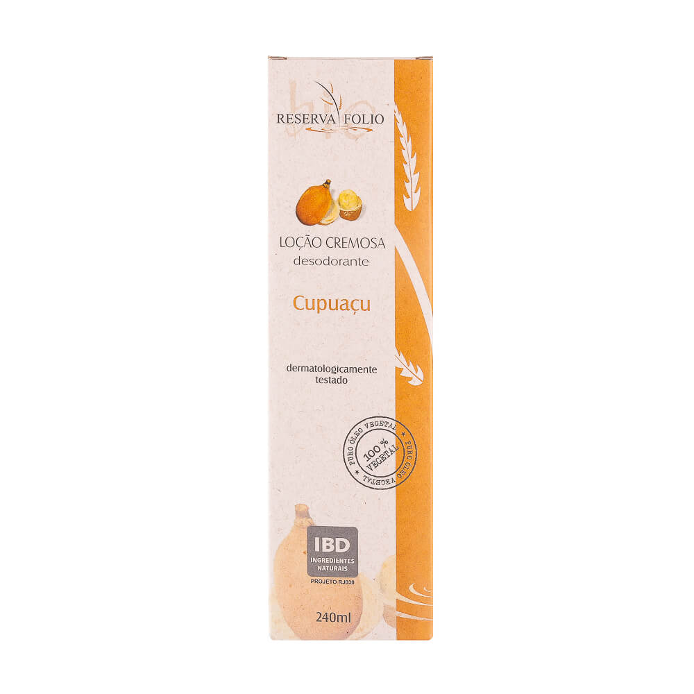 Loção Hidratante Corporal Reserva Folio Natural Cupuaçu 240Ml