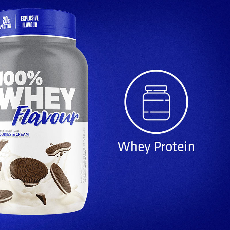 100% Whey Flavour Cookies & Cream Atlhetica Nutrition Pote 900g
