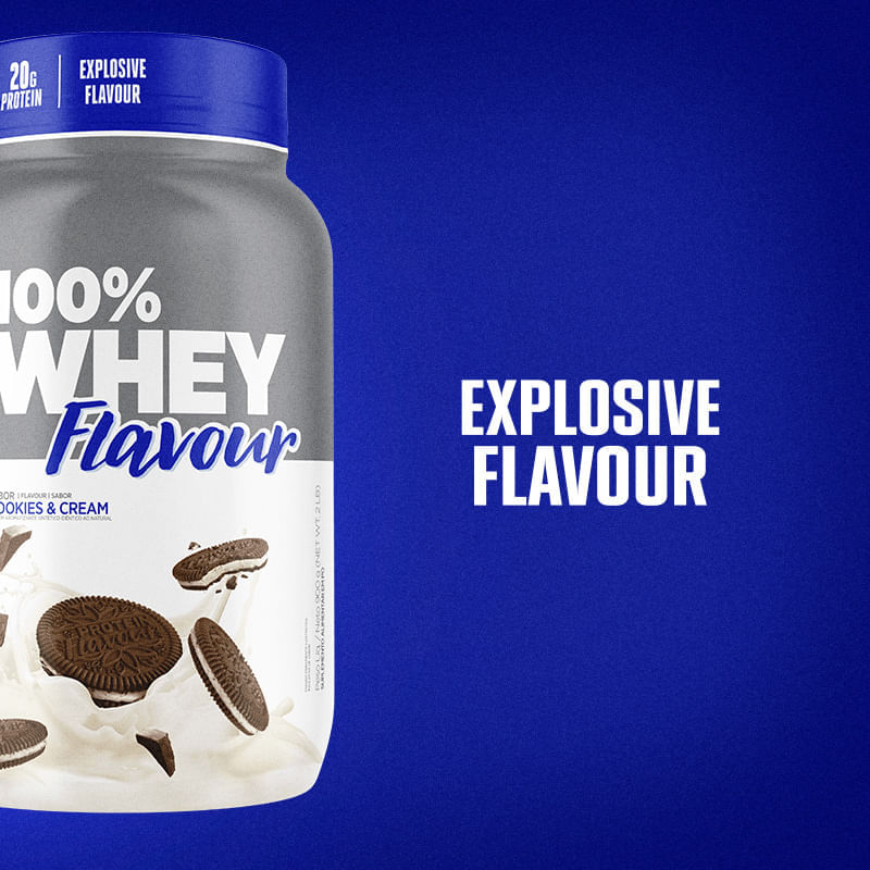 100% Whey Flavour Cookies & Cream Atlhetica Nutrition Pote 900g