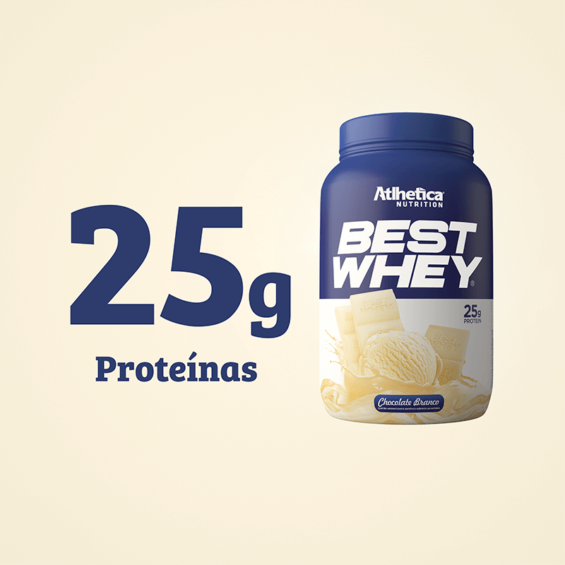 Best Whey Protein Atlhetica Nutrition Chocolate Branco 900g