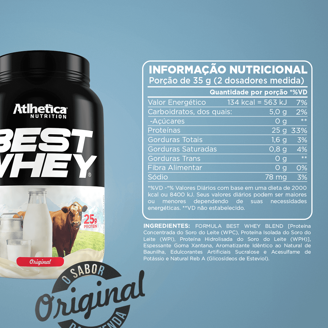 Best Whey Protein Atlhetica Nutrition Original 900g