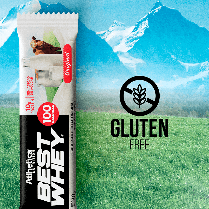 Best Whey Bar Atlhetica Nutrition Original Display 12 Unidades De 30g