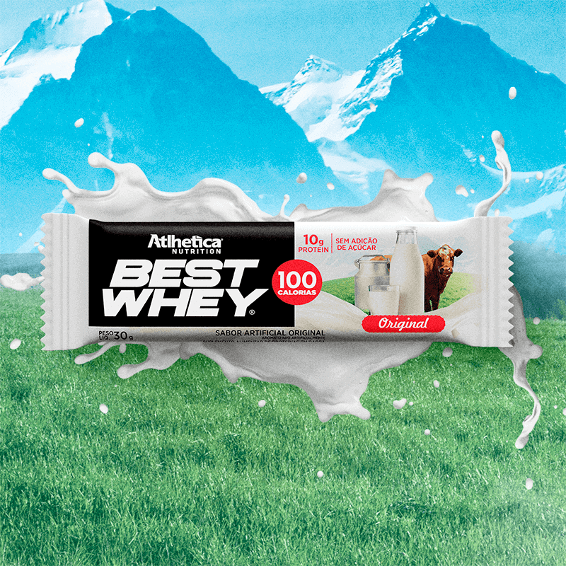 Best Whey Bar Atlhetica Nutrition Original Display 12 Unidades De 30g