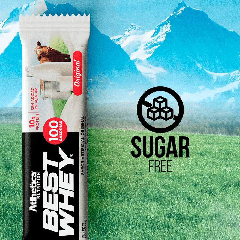 Best Whey Bar Atlhetica Nutrition Original Display 12 Unidades De 30g