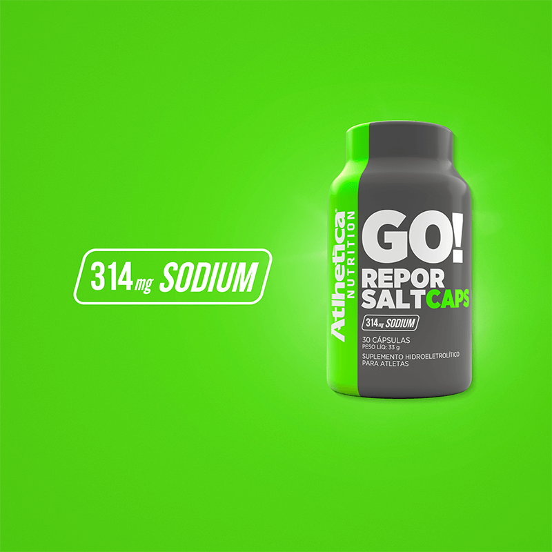 GO! Repor Salt Atlhetica Nutrition 30 Cápsulas