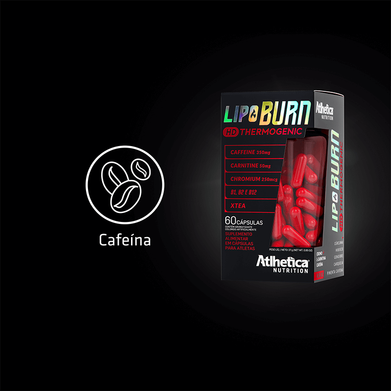 Lipo Burn HD Thermogenic Atlhetica Nutrition 60 Cápsulas