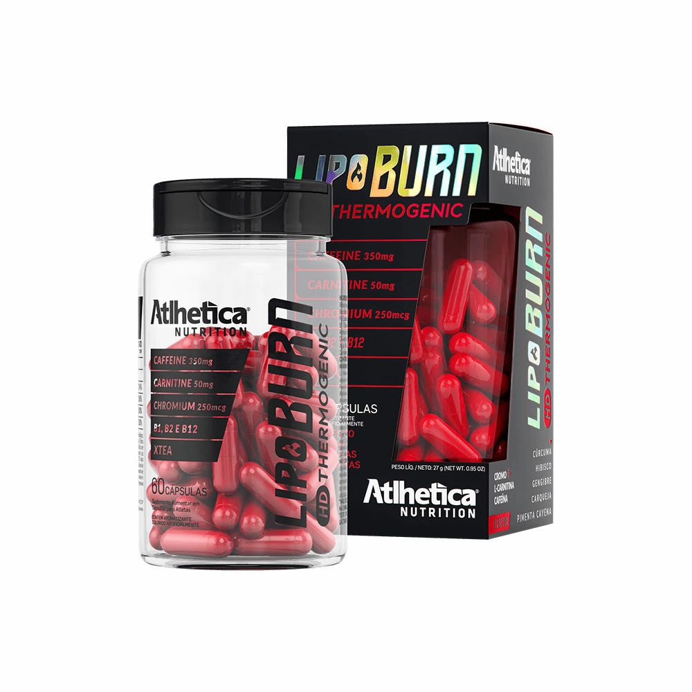 Lipo Burn HD Thermogenic Atlhetica Nutrition 60 Cápsulas