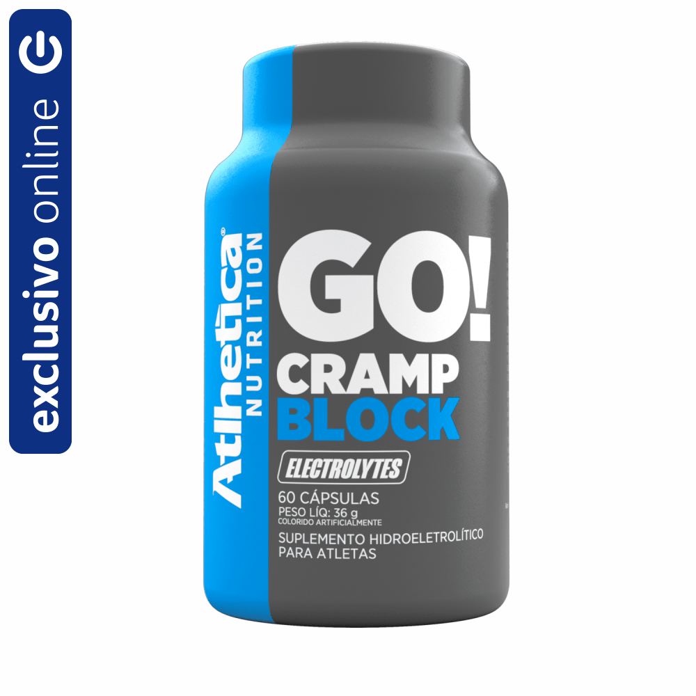 GO! Cramp Block Atlhetica Nutrition 60 Cápsulas