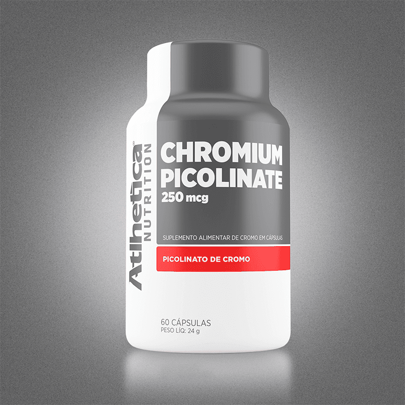 Chromium Picolinate 250 mcg Atlhetica Nutrition 60 Cápsulas