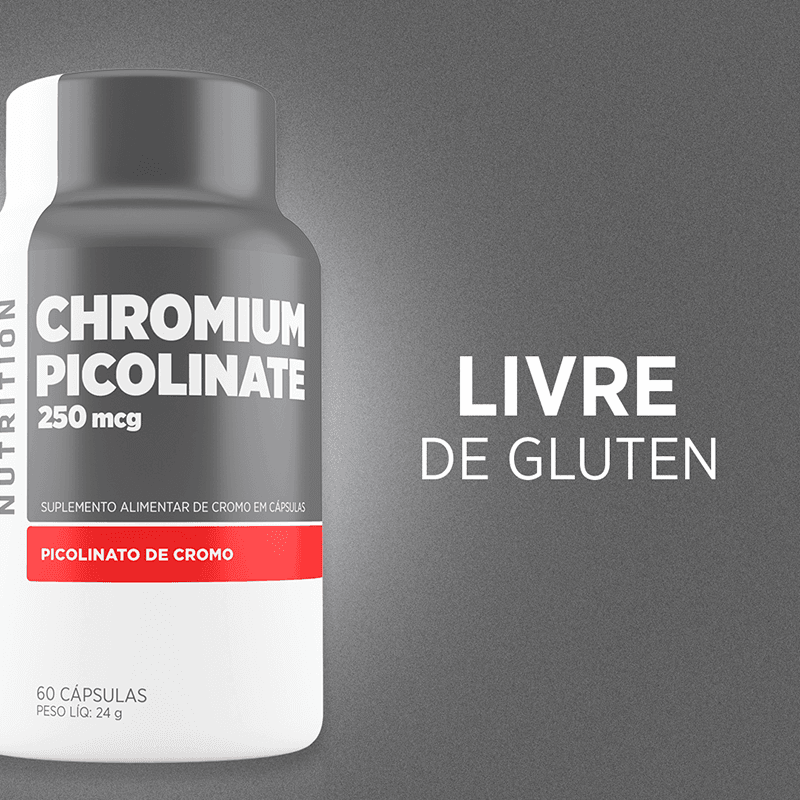 Chromium Picolinate 250 mcg Atlhetica Nutrition 60 Cápsulas