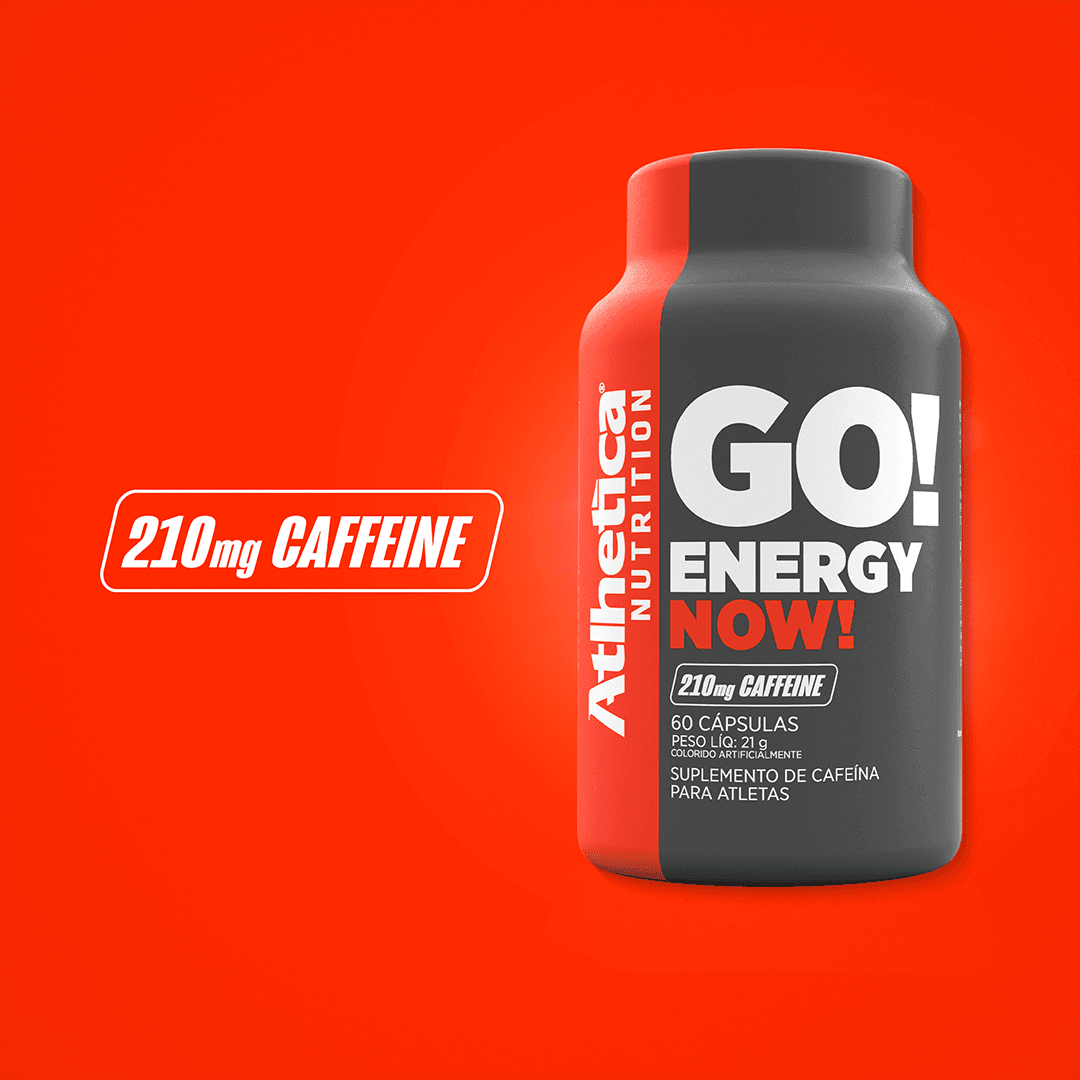 GO! Energy Now Cafeína Atlhetica Nutrition 210mg