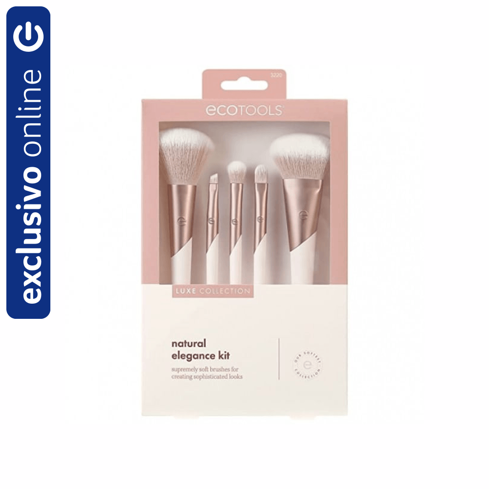 Kit Ecotools Com 5 Pincéis Natural Elegance