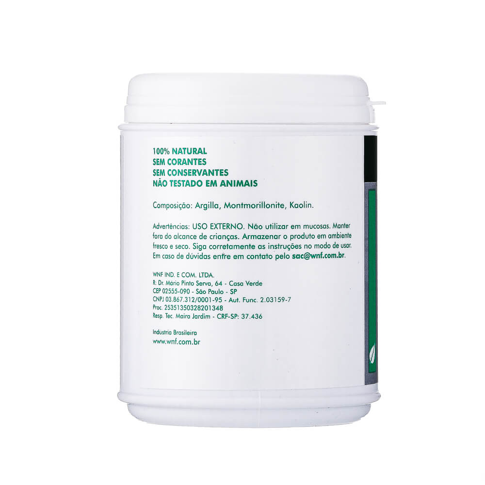 Argila Facial Profissional Verde WNF 150g