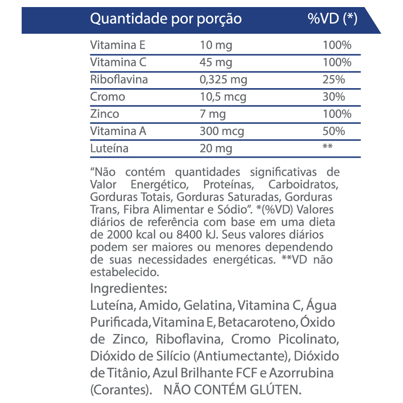 Lutein Guard Vitaminlife 60 Cápsulas