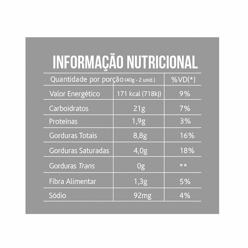 Cookie Sem Glúten Double Chocolate Belive 80g