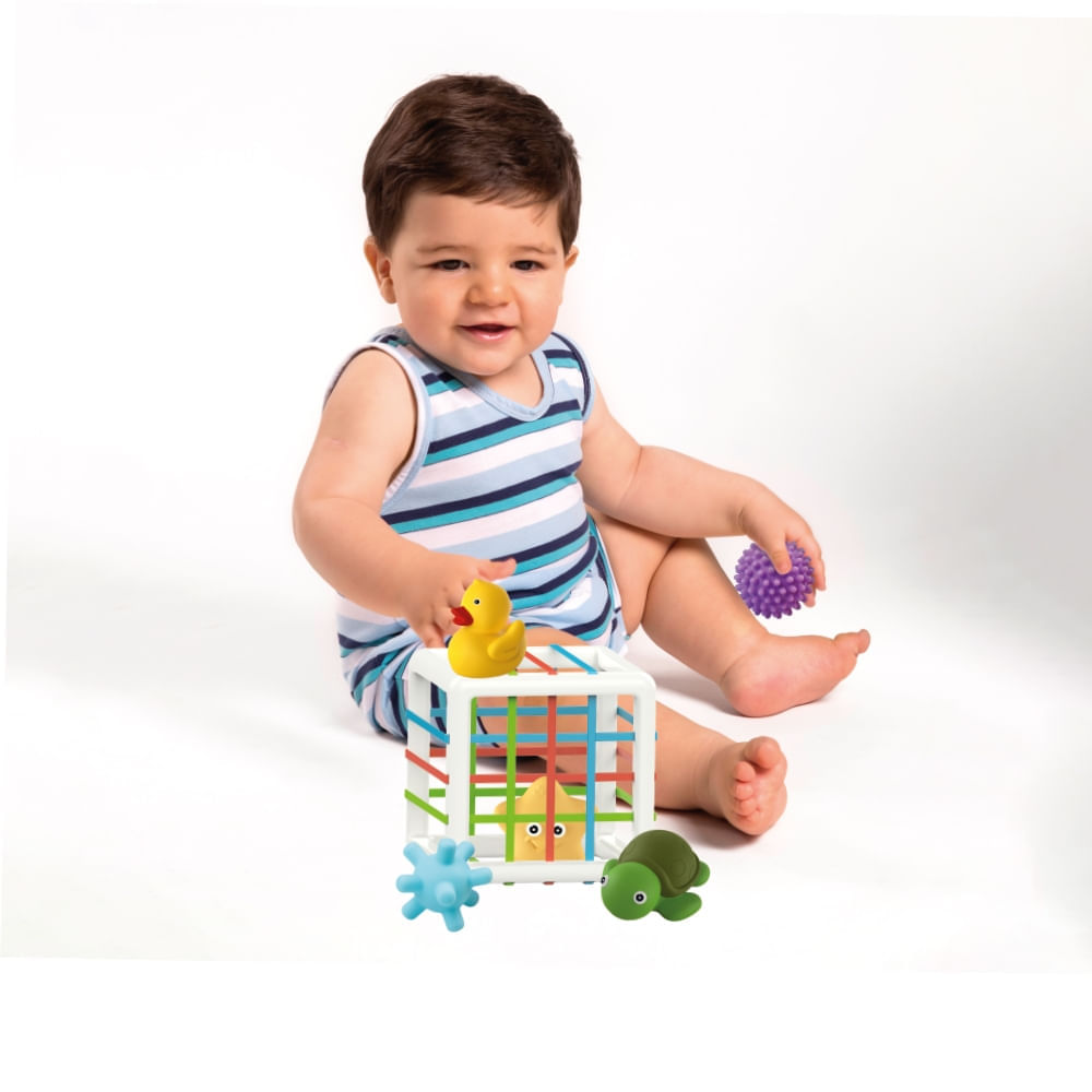 Cubo Elástico Multikids Baby Com 5 Blocos