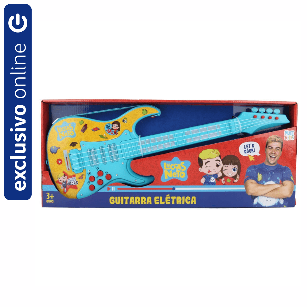 Guitarra Elétrica Multikids Luccas Neto