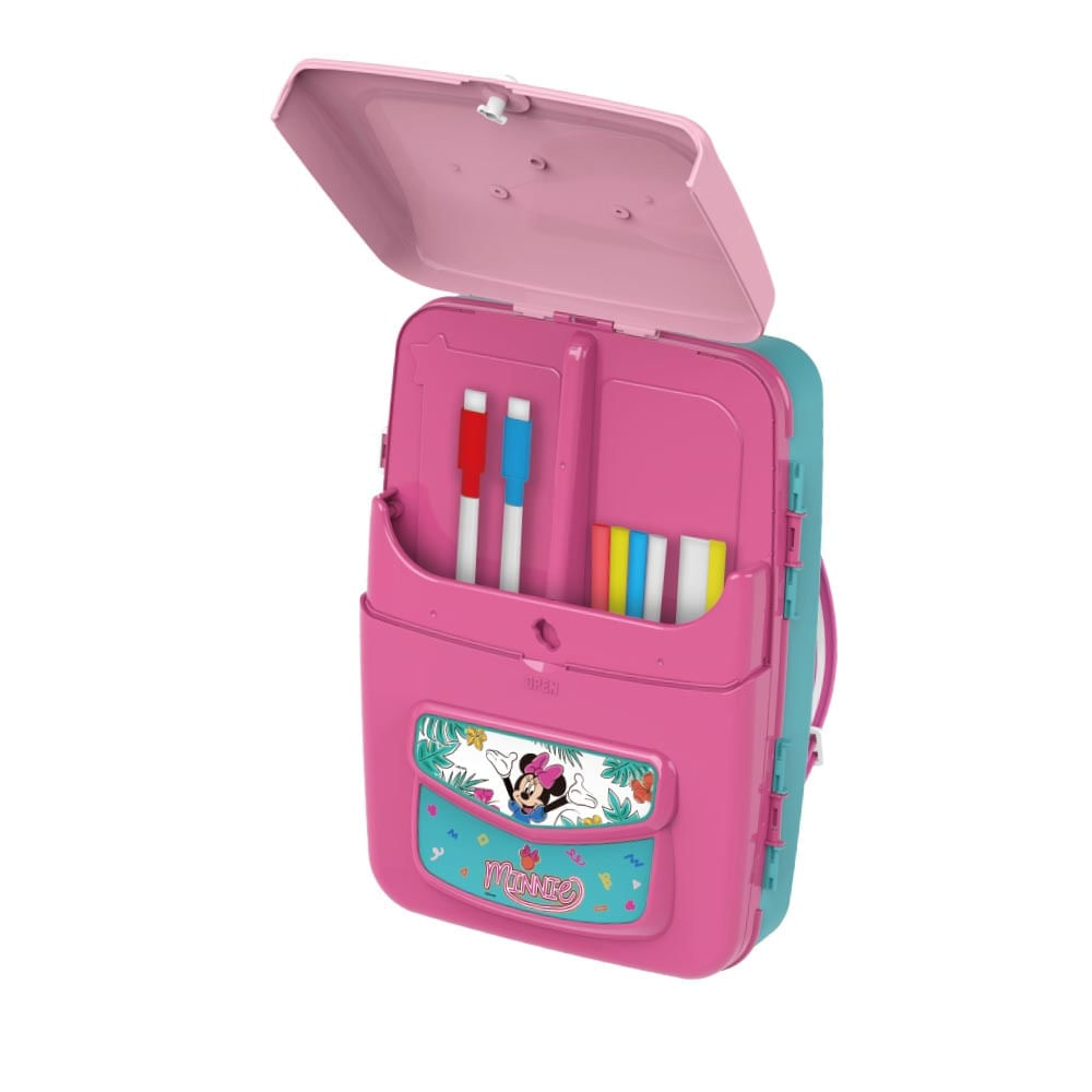 Mochila De Atividades Multikids Minnie Com Canetinhas E Acessórios