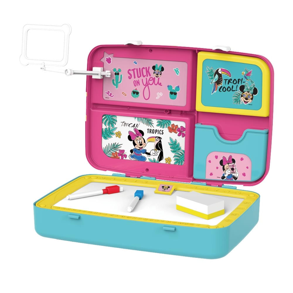 Mochila De Atividades Multikids Minnie Com Canetinhas E Acessórios
