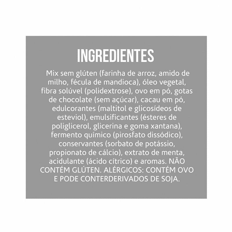 Brownie Chocolate Com Menta Belive 40g