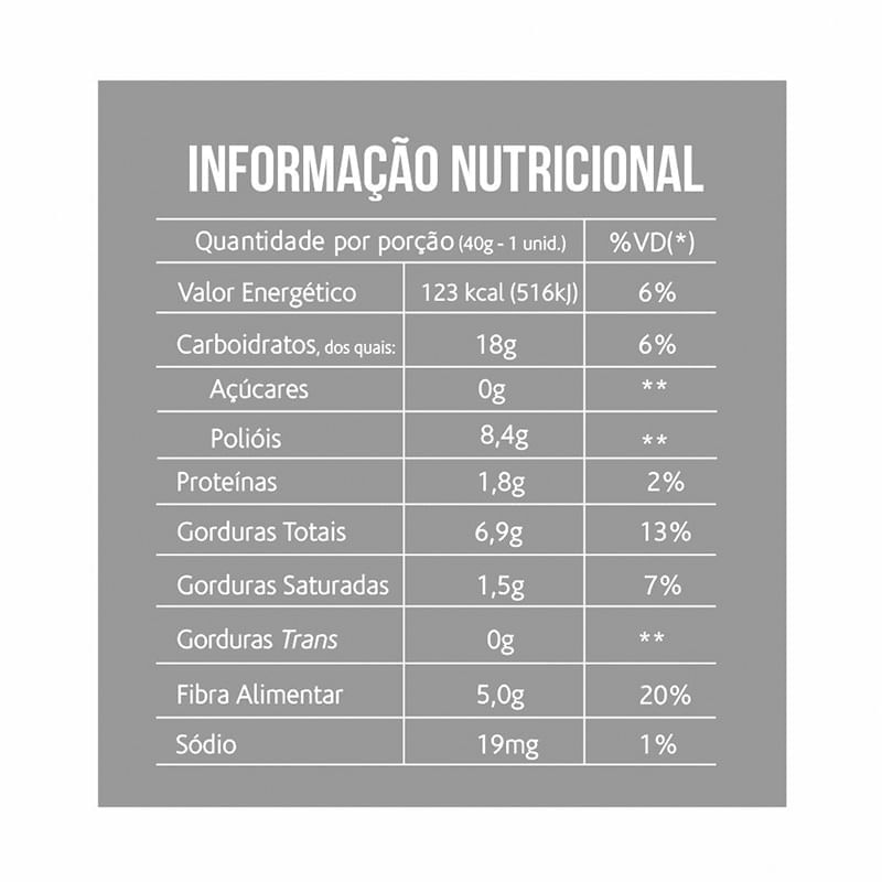 Brownie Chocolate Com Menta Belive 40g