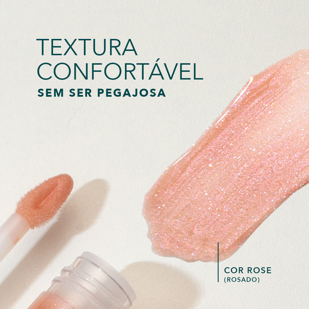 Brilho Labial Marília Mendonça By Océane Lip Gloss Rose 3,8g