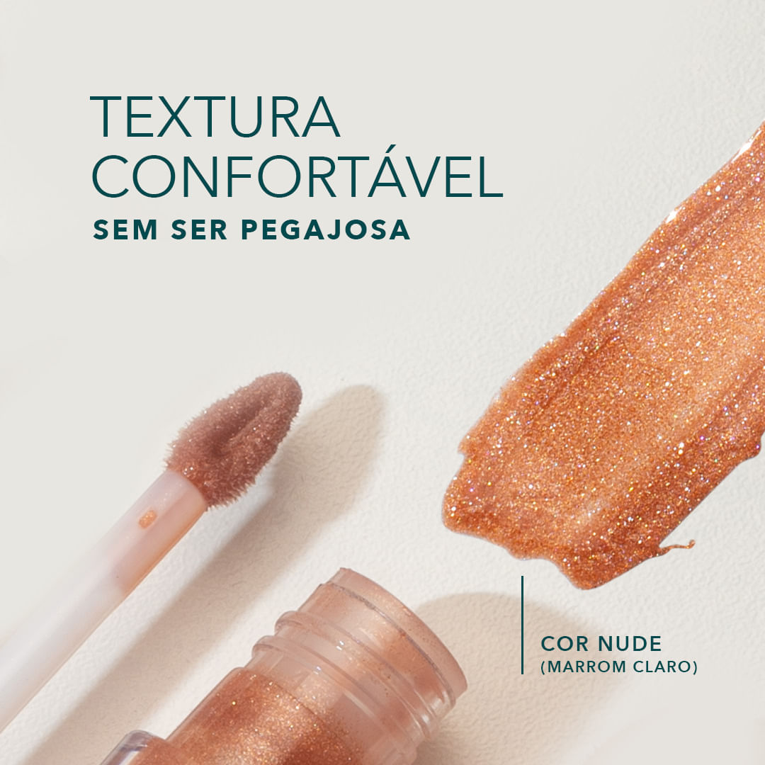 Brilho Labial Marília Mendonça By Océane Lip Gloss Nude 3,8g