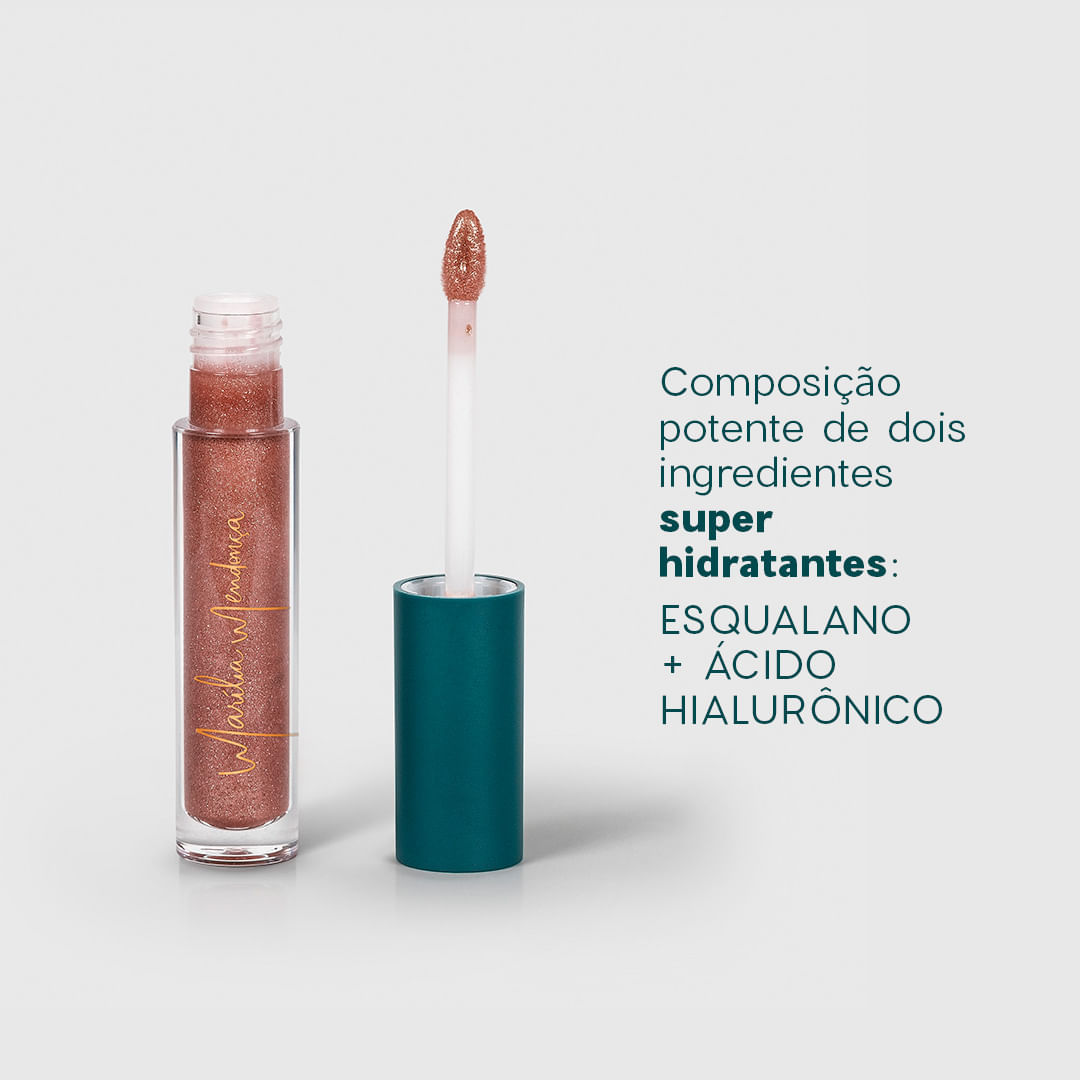 Brilho Labial Marília Mendonça By Océane Lip Gloss Nude 3,8g