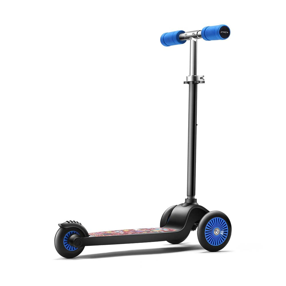 Kit Patinete 3 Rodas Monster E Kidwatch Infantil Preto Atrio