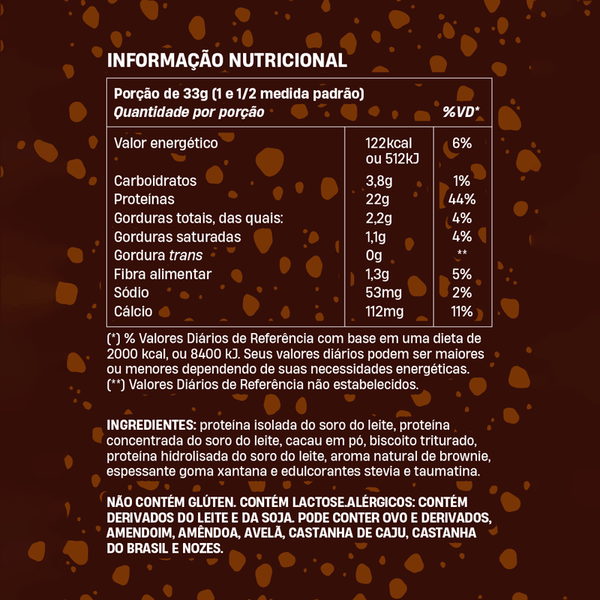 Whey Protein Mais Mu Proteína Muke Brownie Pote 450g