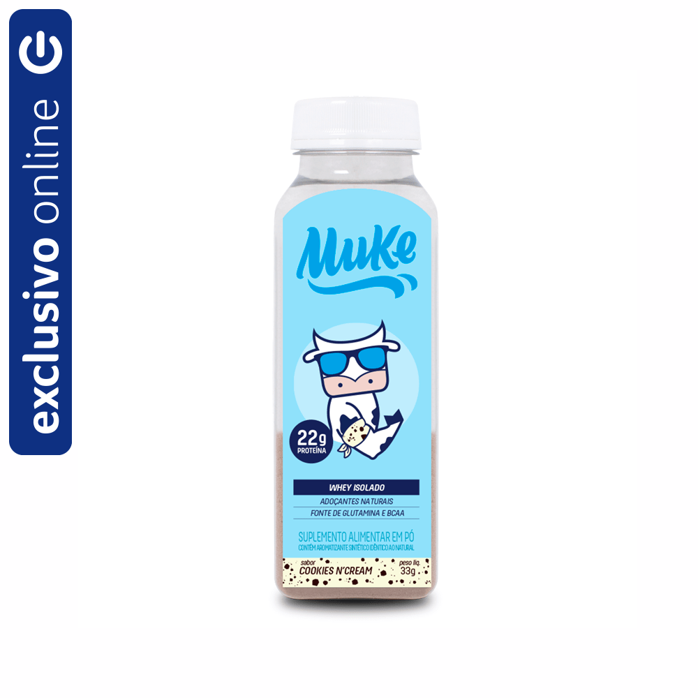 Garrafinha De Proteína Muke Cookies E Cream Mais Mu 33g