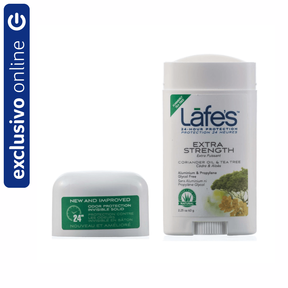 Desodorante Stick Lafe's Natural Twist Coriander E Tea Tree (Melaleuca) 64g