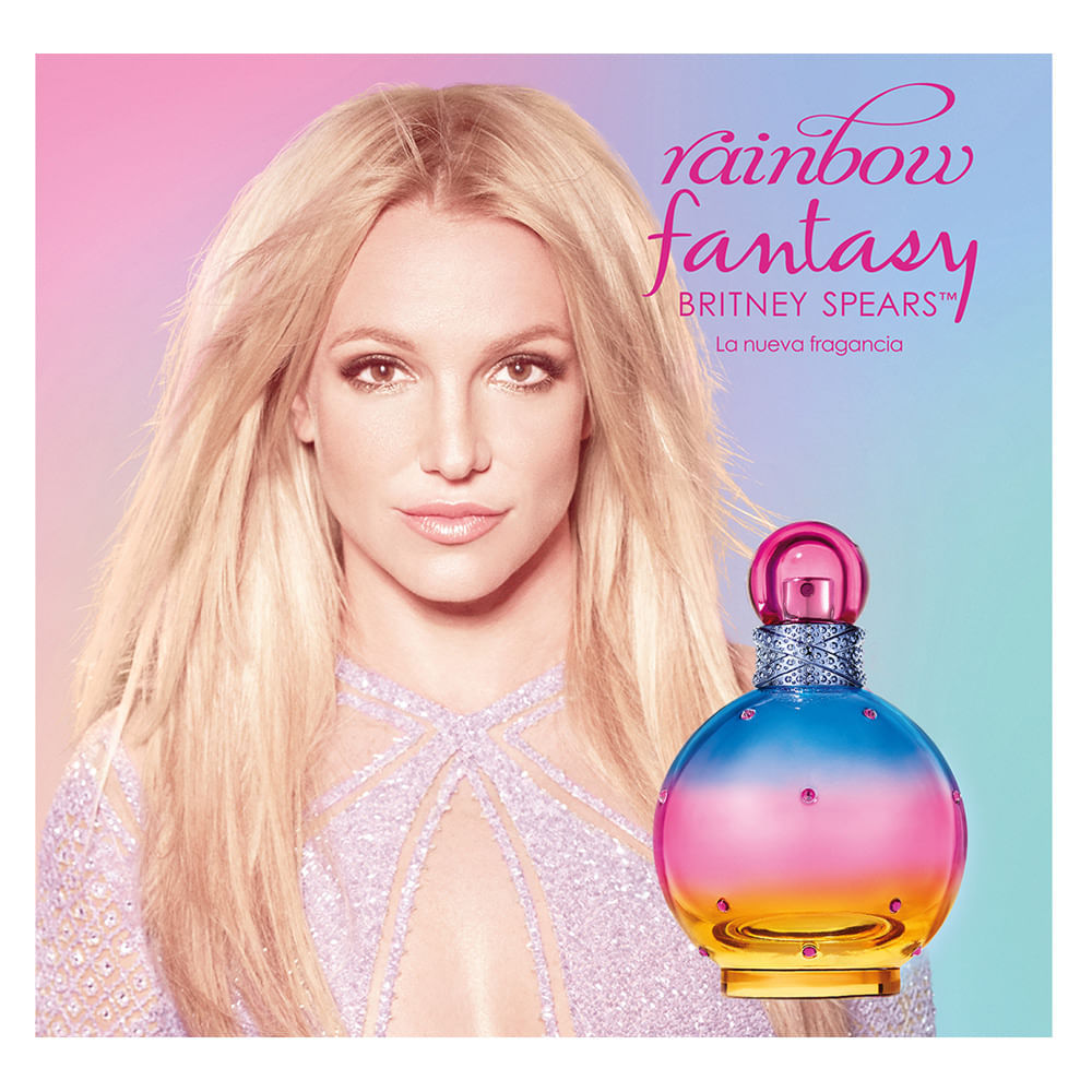 Britney Spears Fantasy Rainbow Eau De Toilette Perfume Feminino 100Ml