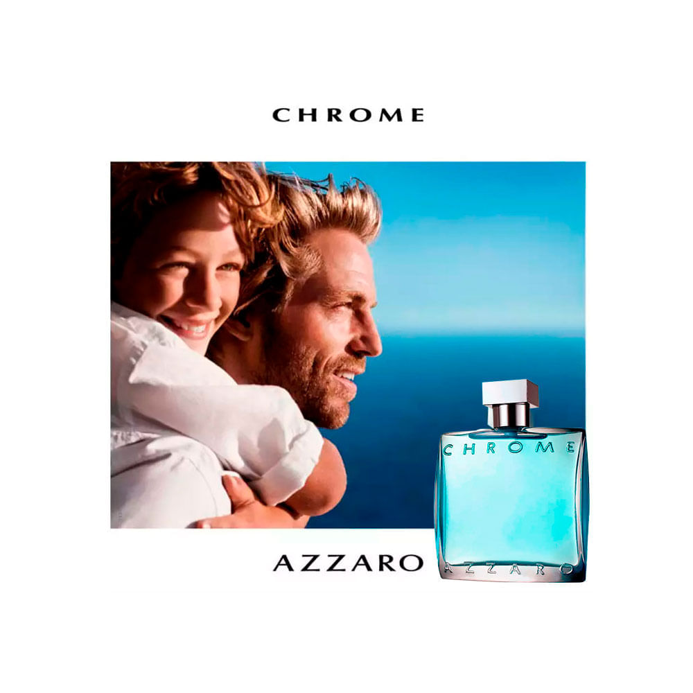 Perfume Masculino Azzaro Chrome Eau De Toilette 50ml