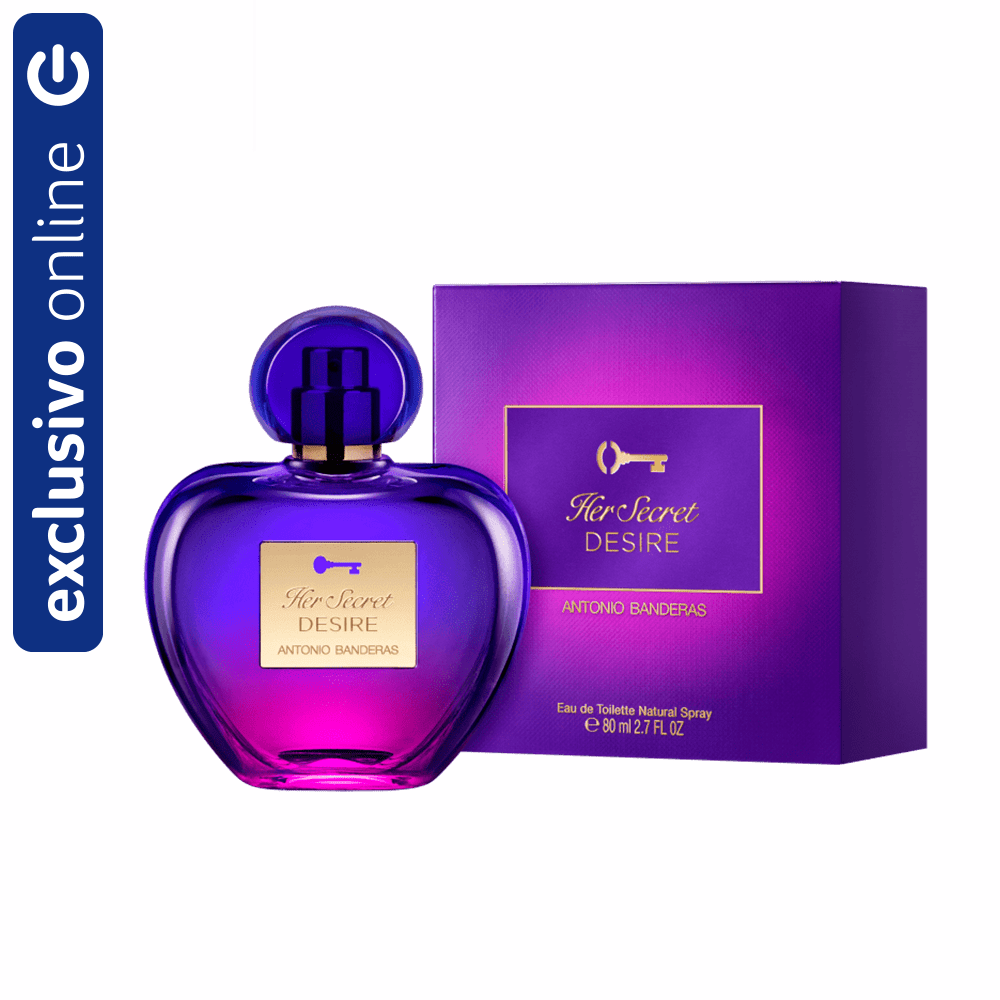 Antonio Banderas Her Secret Desire Eau De Toilette Perfume Feminino 80Ml