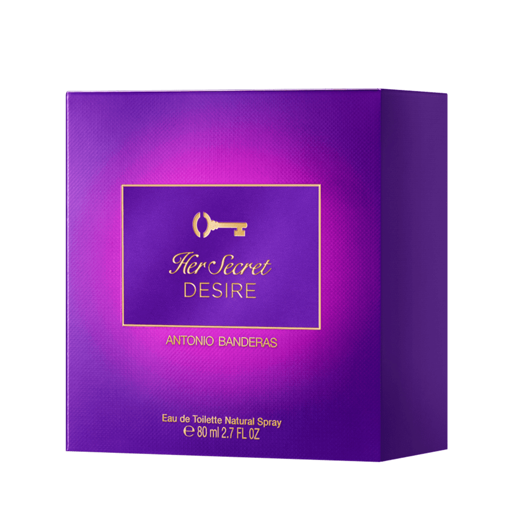 Antonio Banderas Her Secret Desire Eau De Toilette Perfume Feminino 80Ml