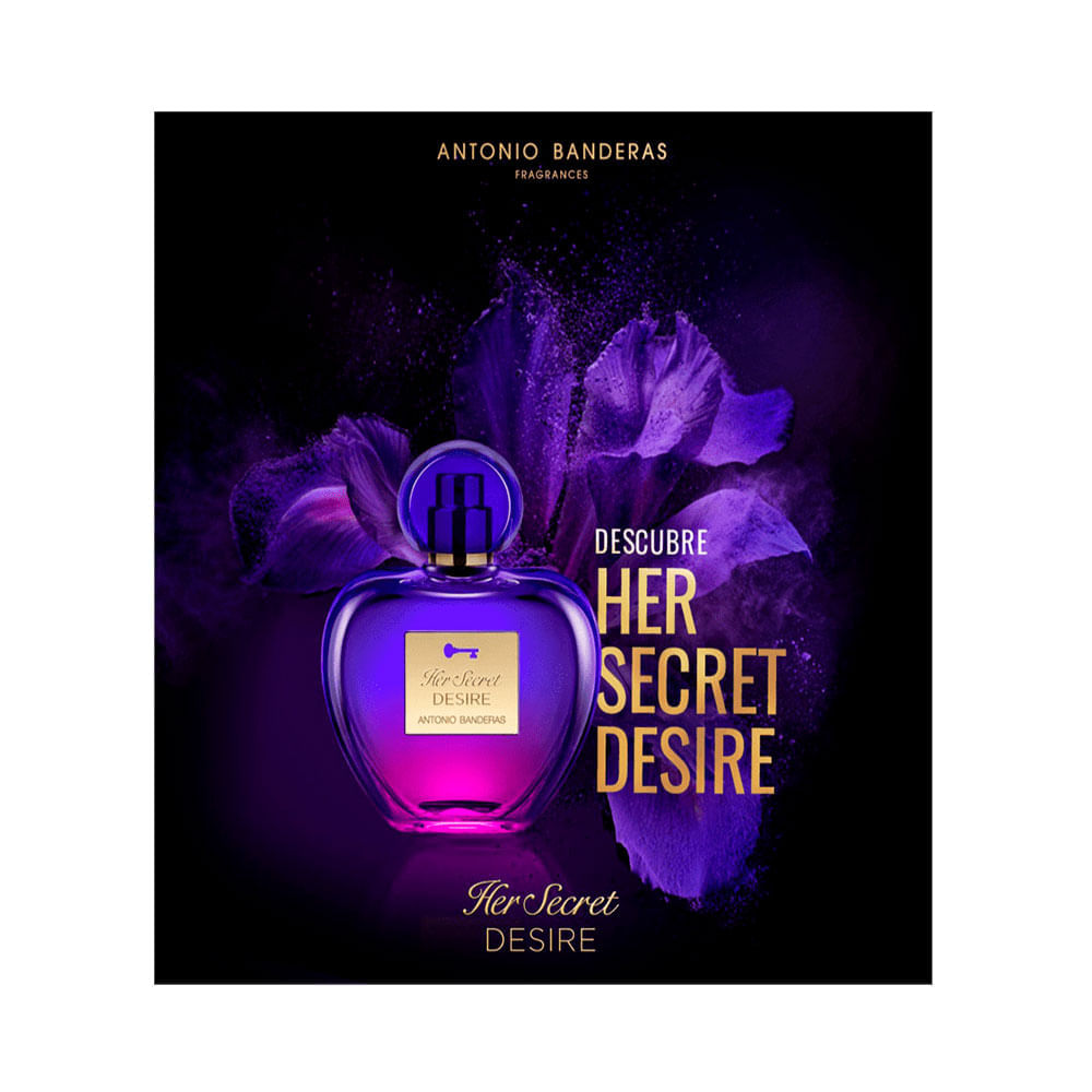 Antonio Banderas Her Secret Desire Eau De Toilette Perfume Feminino 50ml