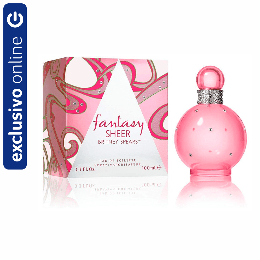 Britney Spears Fantasy Sheer Eau De Toilette Perfume Feminino 100Ml