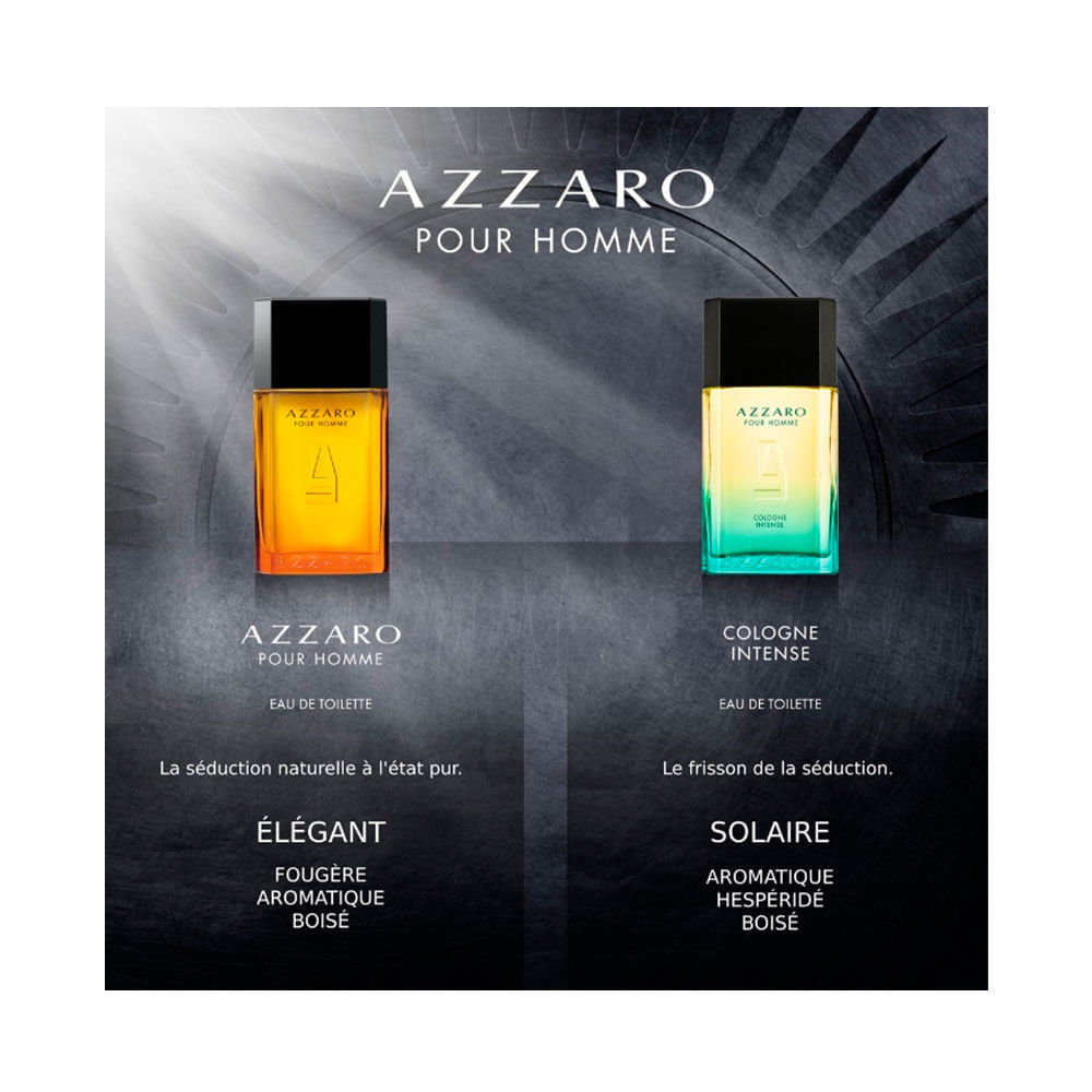 Azzaro Pour Homme Cologne Intense Eau De Toilette Perfume Masculino 100Ml